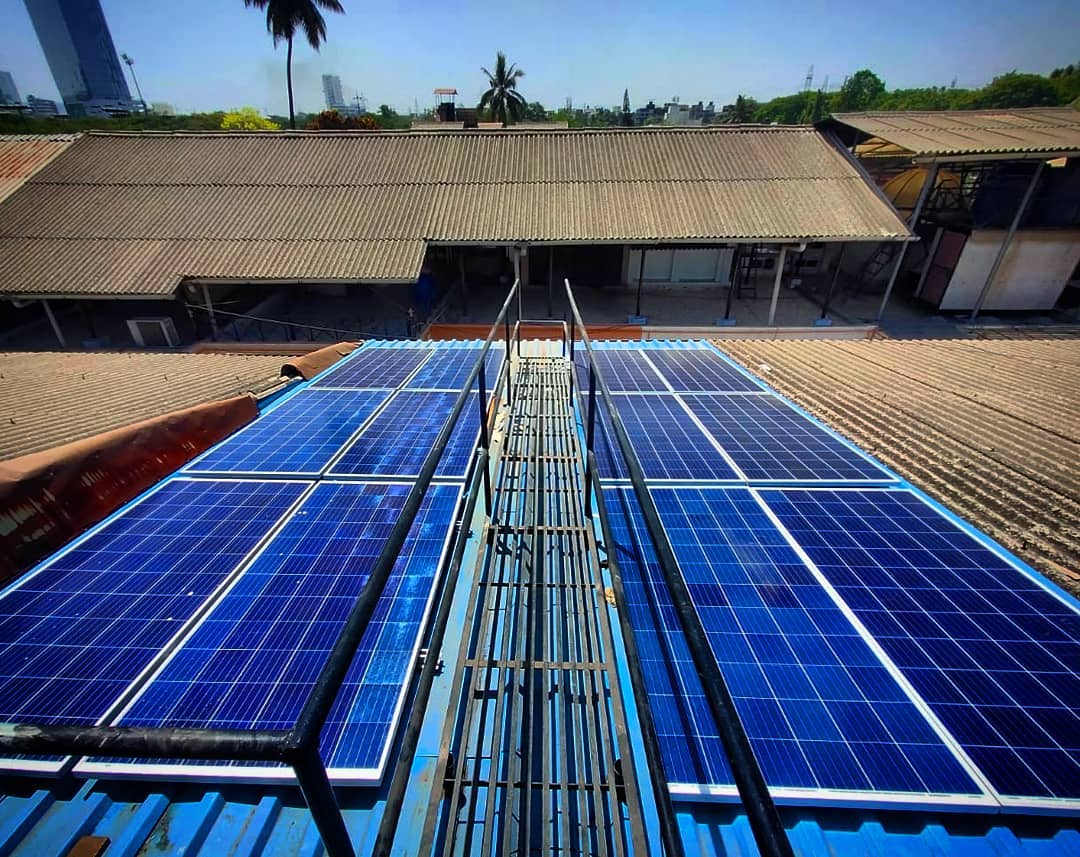 Solar power system with battery backup, Nashik